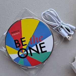 Be the One Multicolored Social Impact Wireless Charger